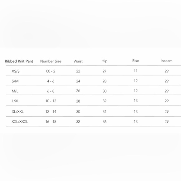 NWT Brunette the Label Cream Ribbed Knit Pant size L/XL - Picture 6 of 6